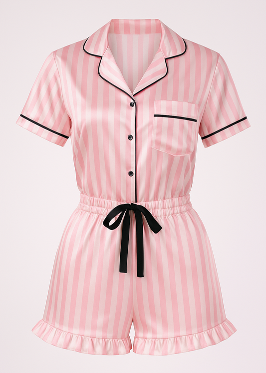 Édition Douce Romance — Combo 4 peças: Conjunto de pijama curto + Conjunto Jolie Detelle