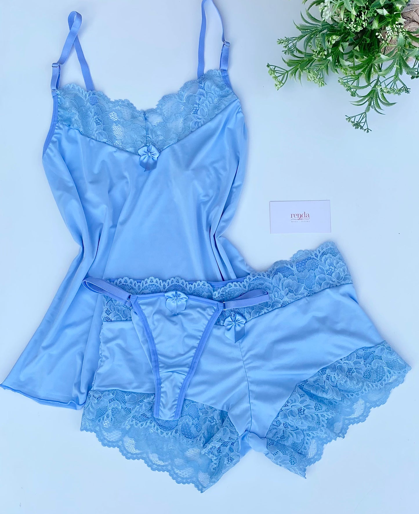 SHORTDOLL AURORA – AZUL CÉU