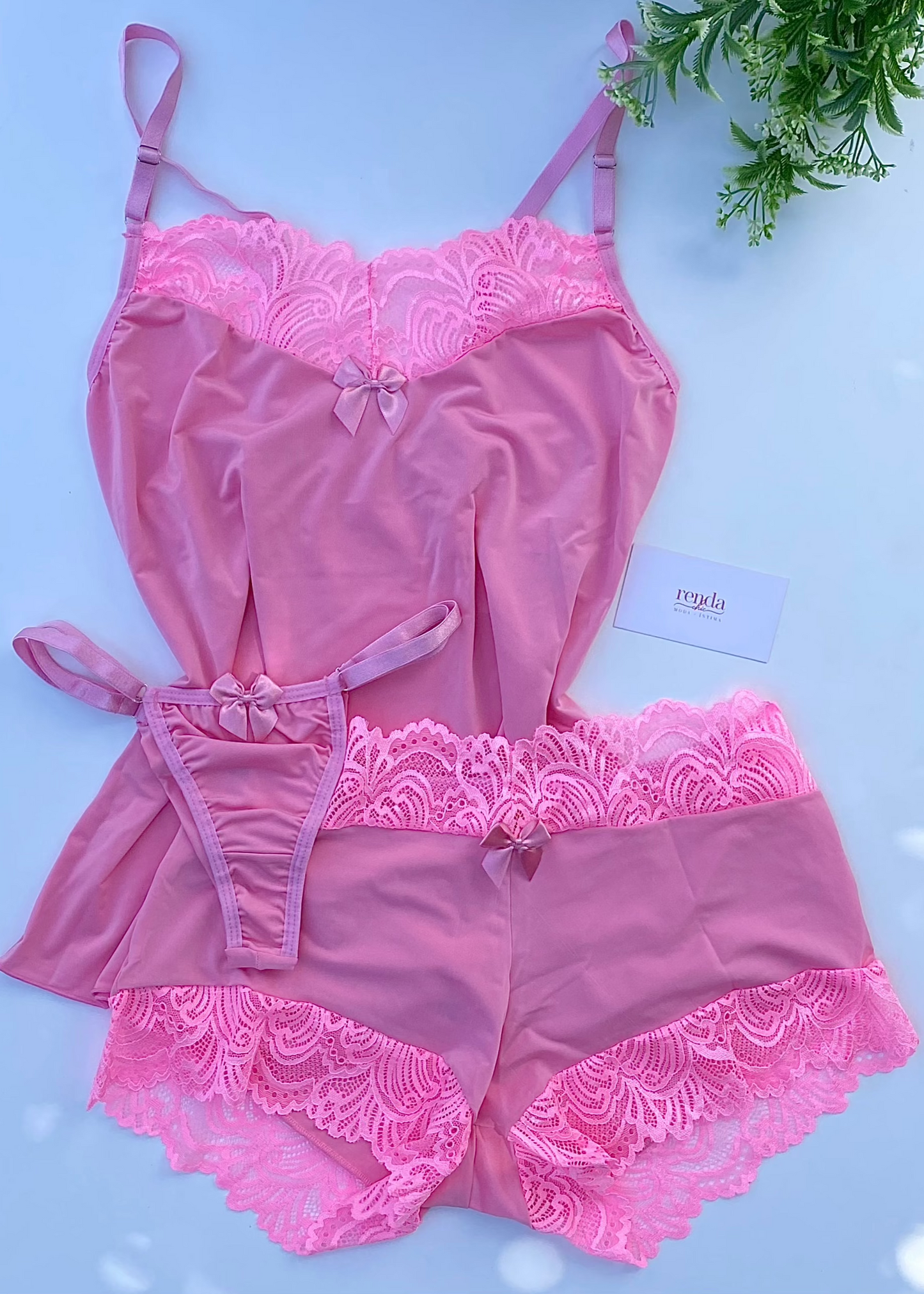Conjunto de pijama curto + calcinha - Bubbaloo