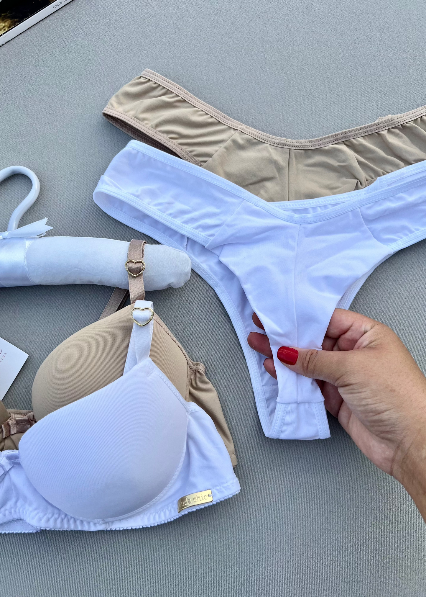 Kit Nuance - 4 peças - White and Nude