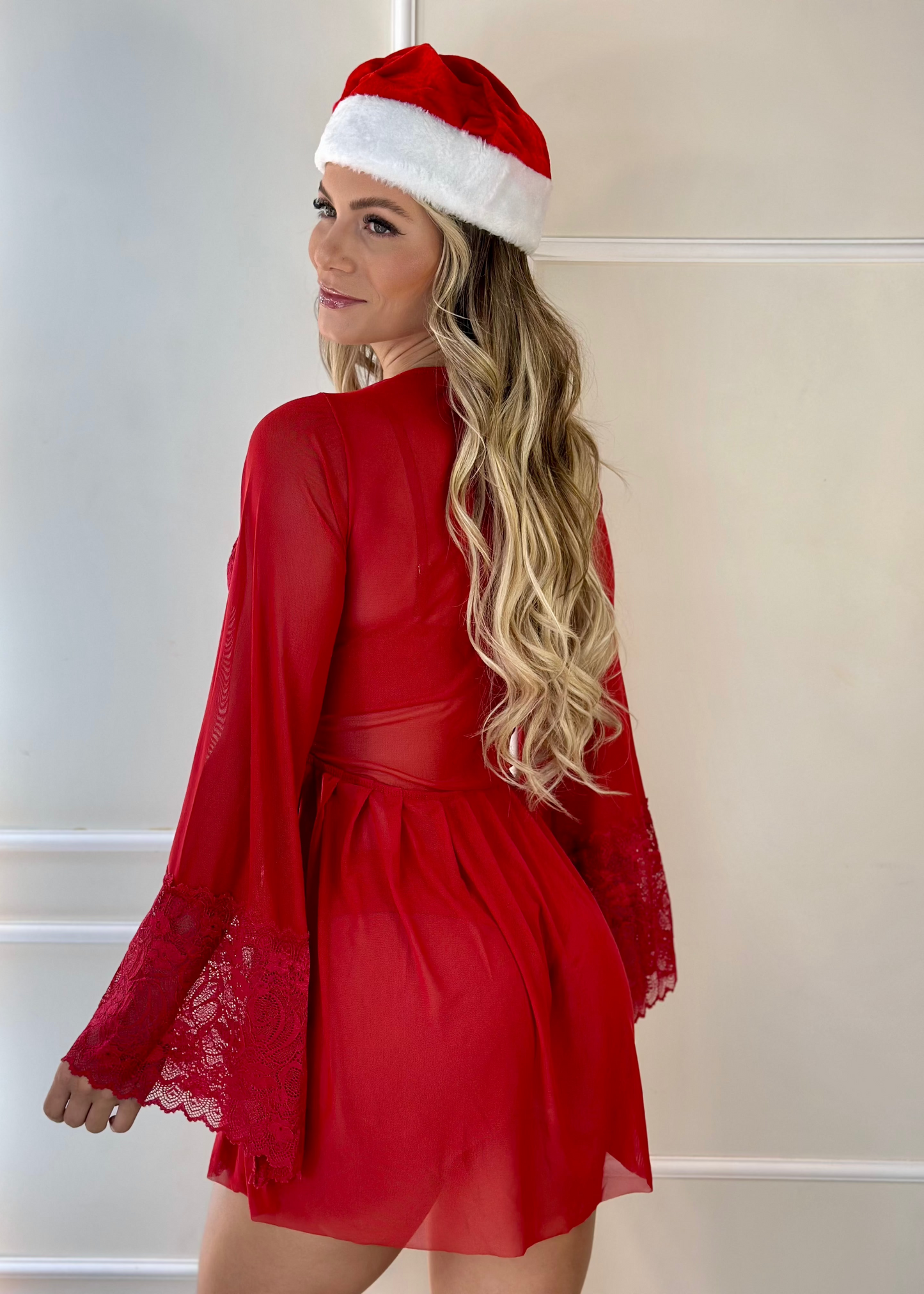 Kit Robe em tule + Conjunto Elisée - Rouge Enchanté