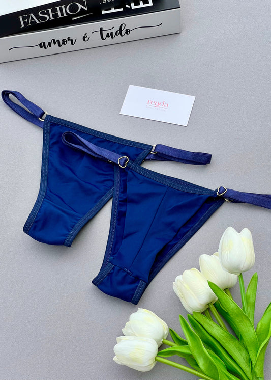 Bleu Profond — Calcinha Fio em Poliamida
