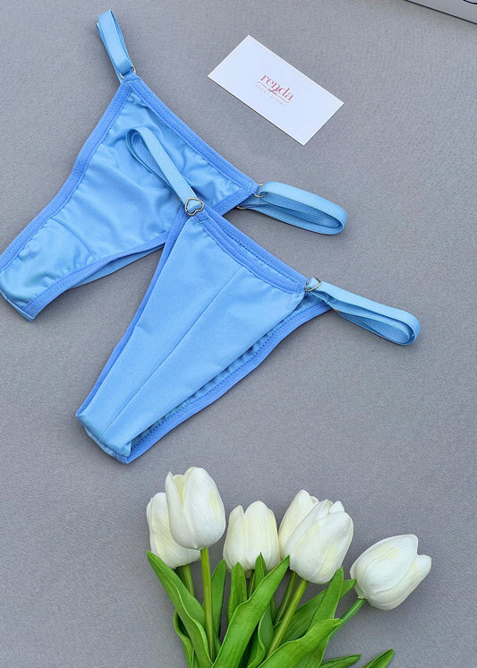 Bleu Céleste — Calcinha Fio em Poliamida