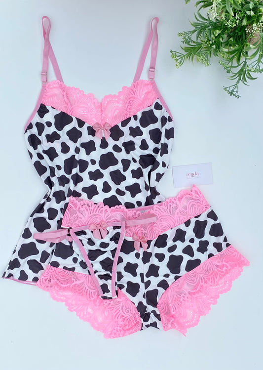 SHORTDOLL AURORA – ANIMAL PRINT ROSA BUBBALOO