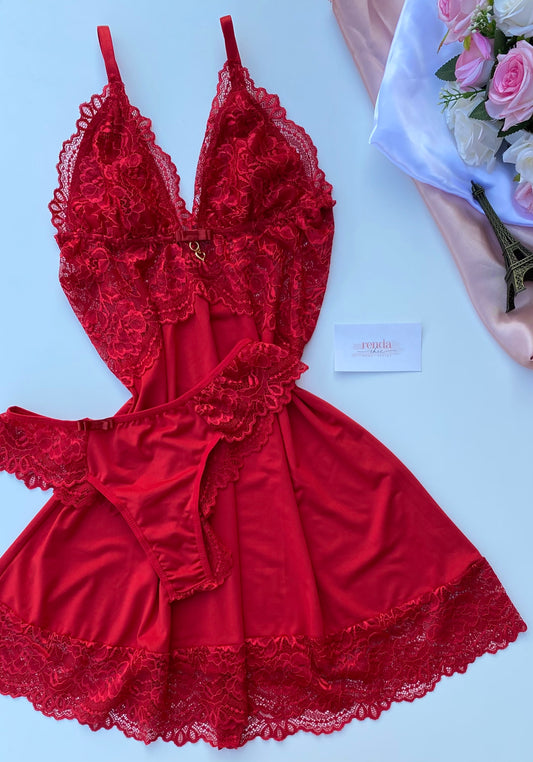 CAMISOLA AURORA – VERMELHO RUBI