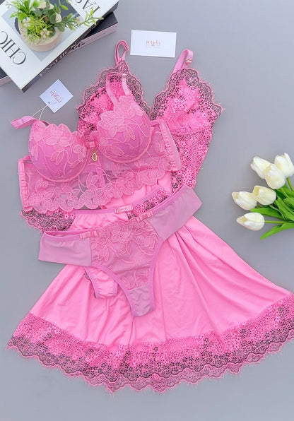 Combo 4 peças: Camisola + Conjunto Jasmine