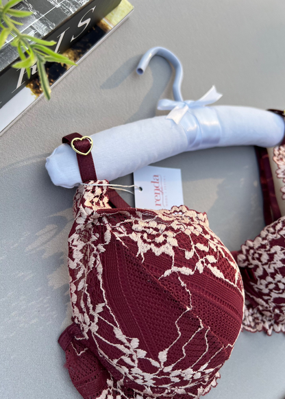 Conjunto Essentiel - Renda bicolor