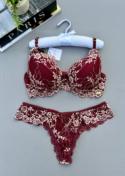 Conjunto Essentiel - Renda bicolor
