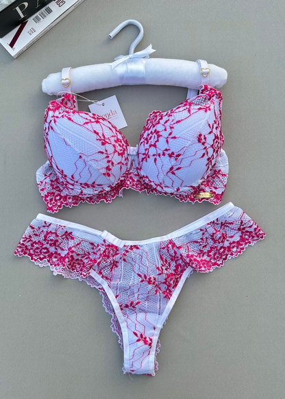 Conjunto Essentiel - Renda bicolor