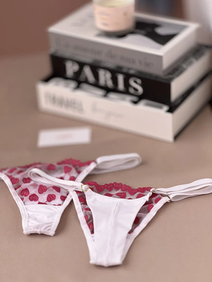 CALCINHA ANNE – BRANCO E PINK